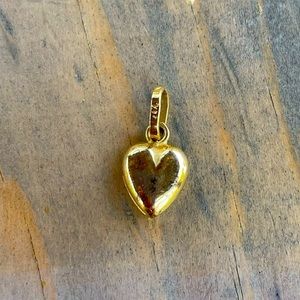 14k Gold Heart Charm
